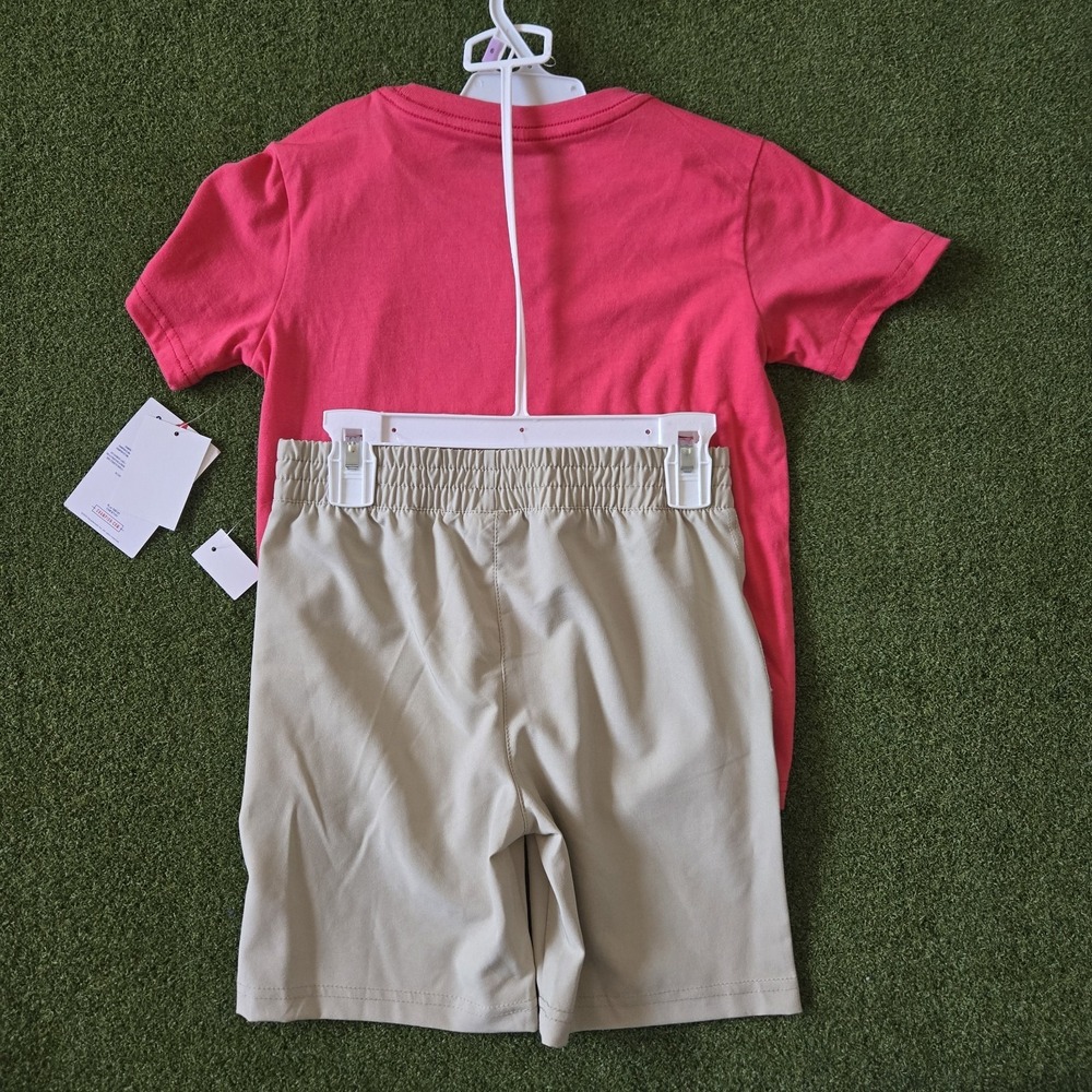 Champions 2 Pc Set For Boys Size 6 coral/beige - Picture 3 of 7